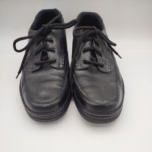 Nunn Bush Men's 10 M Cameron Casual Oxford Shoe Black Pebbled Leather 83890-78